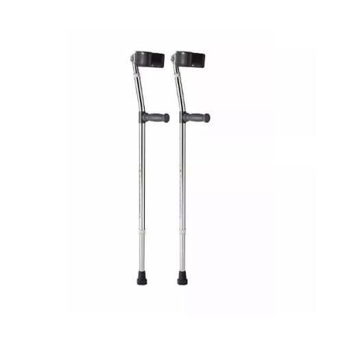 Pair Of Aluminum Forearm Crutches For Adults