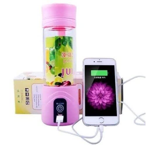 Potable Rechargeable Blender With Usb Cable - 6 Blades