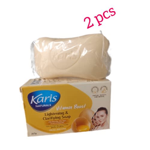 Karis Naturals - Vitamin Boost Lightening And Clarifying Soap  - 200g x 2 Pieces