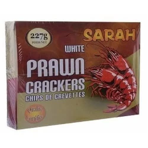 Sarah White Prawn Crackers - 227g - Pack Of 6