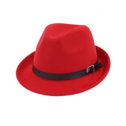 Fedora Hat -red