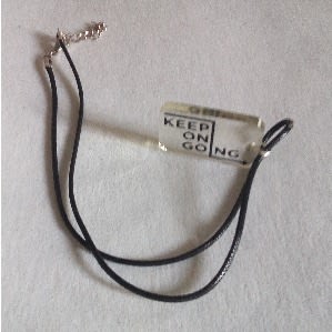Keep On Going Resin Pendant Necklace