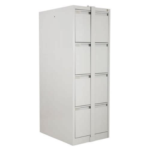 Steel Four Drawer Filing Cabinet With Locking Bar