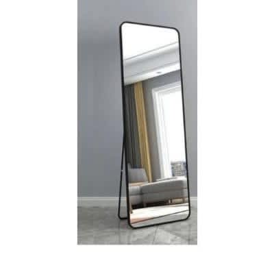 Standing Or Wall Mounted Dressing Mirror - Black Frame
