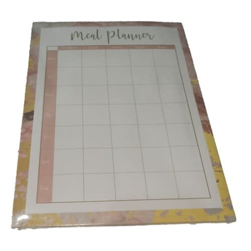 Meal Planner - 15 x 20cm - Rose-gold
