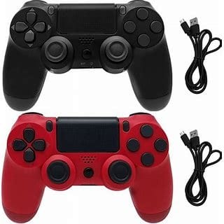 Sony Wireless Dualshock Ps4 Pad - 2 Pieces -Black And Red