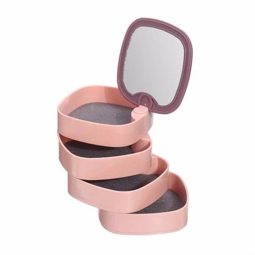 4 Layers Jewellery Box With Mirror