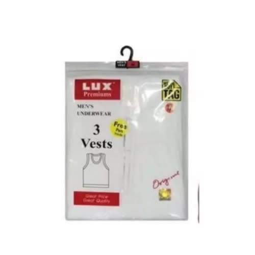 Lux Men's Singlets - White