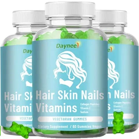 Daynee Hair- Skin And Nails Vitamin Gummie - 60 Gummies - 1pack