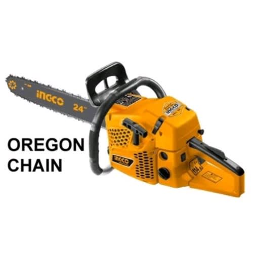 Ingco Chain Saw Machine - 24" - 62cc