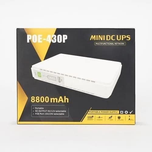 Multipurpose Powerbank/mini-ups Poe 430p For Wifi Router - Cctv