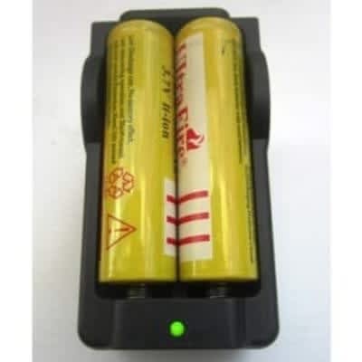 Ultra Fire Rechargeable 3.7v 7800mah Li-ion Battery With Charge 2pcs