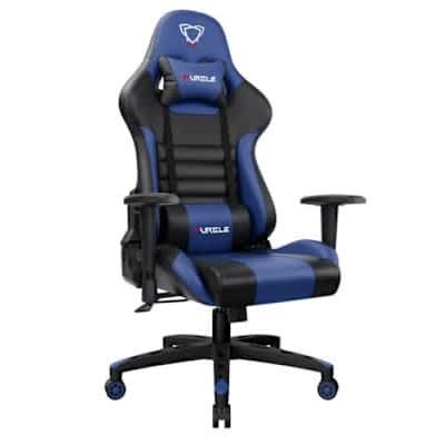 Furgle Gaming Ergonomic Chair With Footrest - Blue & Black