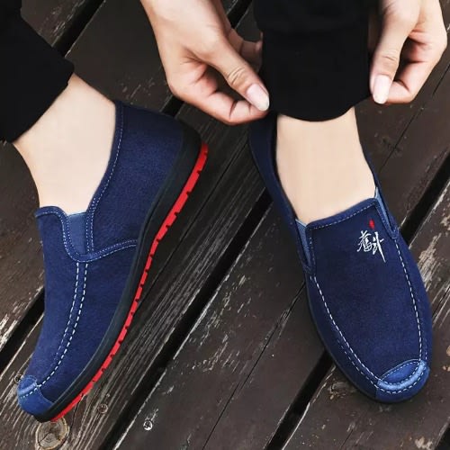 Men Loafers - Blue