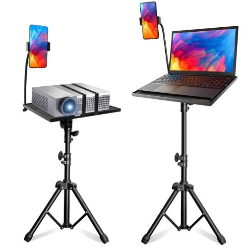 Universal Projector Stand/ Laptop Stand Attached With Phone Stand