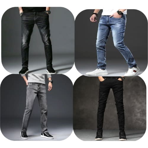 4 Pieces Smart Stock Jean For Men
