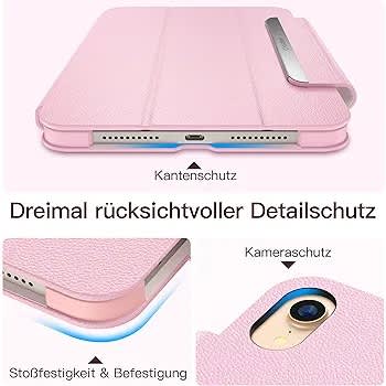 CASEKOO Entry for iPad Mini 6 Case 2021 - 6th Generation 8.3" - Litchi Grain Leather