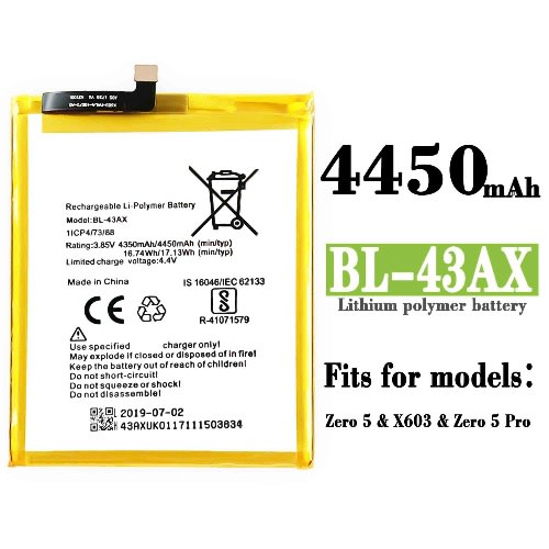 Replacement  Battery For Infinix X603 Bl-43ax