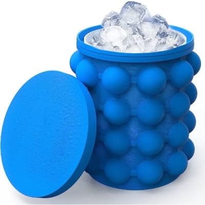 Ice Cube Maker Silicone Bucket