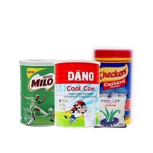 Breakfast Starter Pro Bundle - Milo + Dano Milk -400g + Checkers 200g