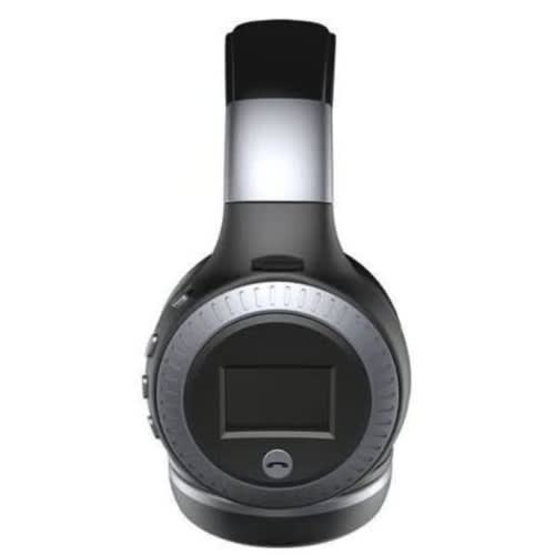 Lcd Display Stereo Aux Wireless Bluetooth Headset With Mic - Tf Card & Fm Radio - B19