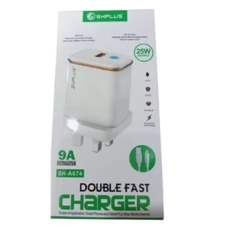 Shplus Usb Double Charger - 25W