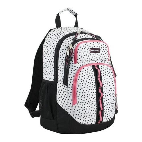 Rally Sport School Bag / Laptop Backpack - Polka Dots