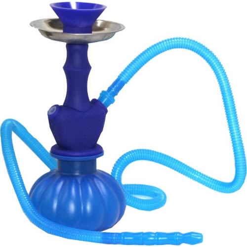 Unbreakable Silicone Shisha Pot-Blue