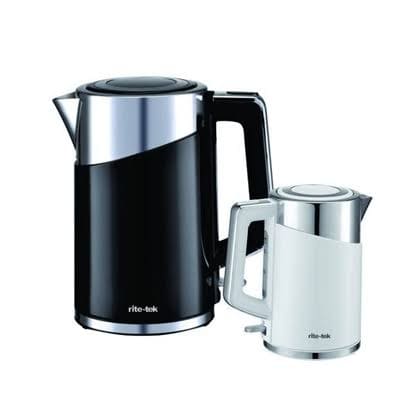 Jug Kettle Double Wall - White/Silver - 1500W - 1.7L