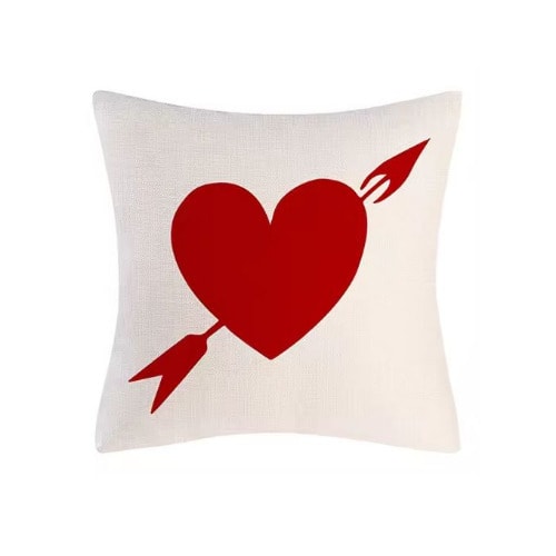 Cupid Heart Throw Pillow  - Pillow Cover Only - 45x45cm