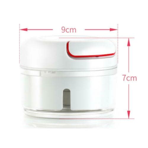 Mini Hand Pull Manual Food Chopper Garlic Press And Mincer