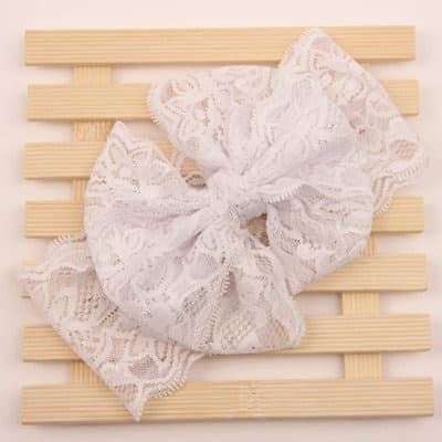 Lace Headband - White