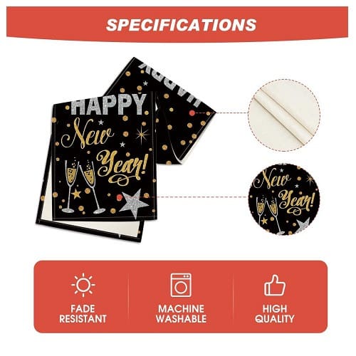 Artoid Mode Cheers Happy New Year Table Runner