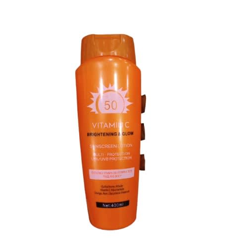 Spf 50 Vitamin C Brightening And Glow Sunscreen Lotion