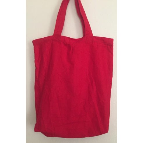 Plain Red Tote Bag