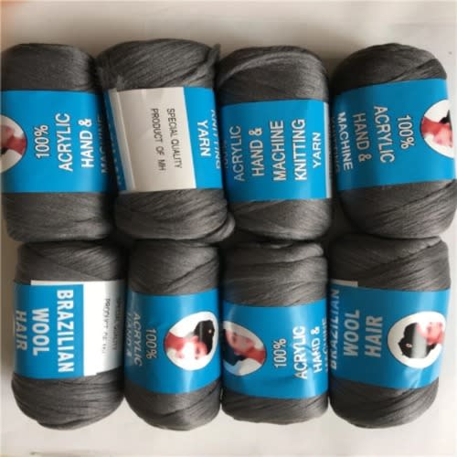 100% Acrylic Hand & Machine Knitting Yarn - 8pcs