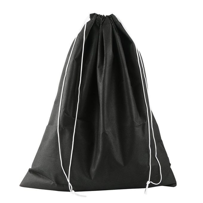 49*40cm Portable Travel Motorcycle Bike Drawstring Helmet Bag Storage Pocket Black