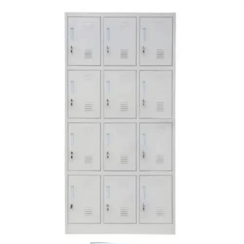 12 Metal Locker Office Cabinet -