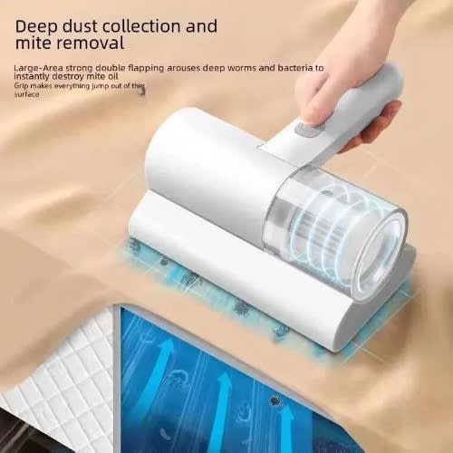 Wireless Handheld Mite Remover Brush - Deep Vacuuming