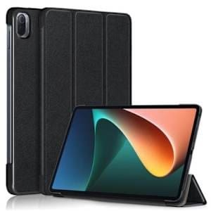 Smart Flip Leather Case For Xiaomi Redmi Pad Mi 5 / 5 Pro - Black