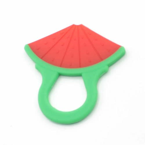 Non-toxic Baby Fruit Soft Soother & Teething Toy - Red Watermelon