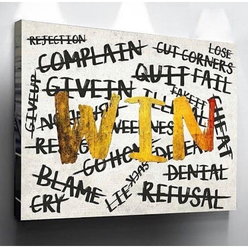 Win Canvas Artwork