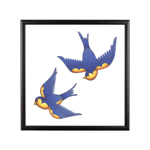 Wall Art Digital Print 30" By 30"-ready To Hang Plain Black Glass Frame 2064