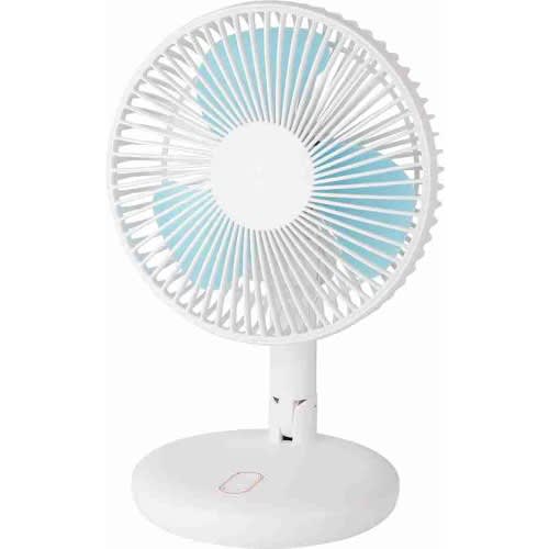 Oscillating Rechargeable Fan With Led Light - 8000mAh
