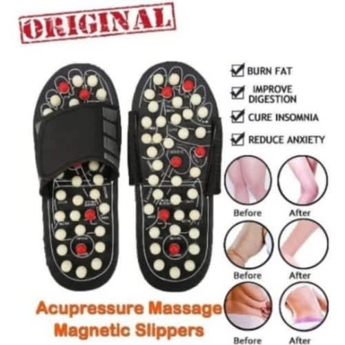 Foot Reflex Acupuncture Message Slippers Electrode