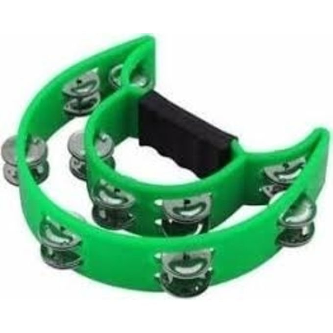 High Standard Double Layer Green Tambourine