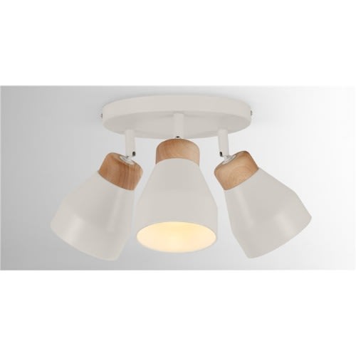 Adjustable Ceiling Spotlight - 3-Lamp Round Muted