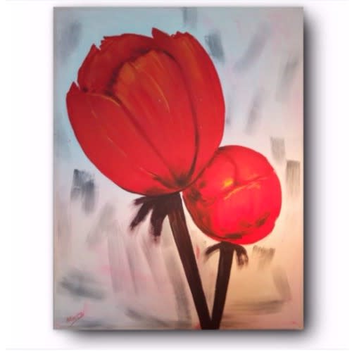 Wall Art Painting - Ready To Hang - Flower