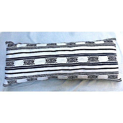 Threshold Hand Woven Striped Lumbar With Polyester Fill Pillow -14in X 36in