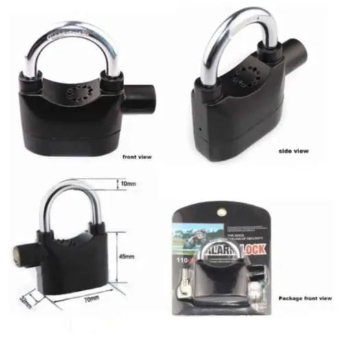 Anti Theft Alarm Security Padlock